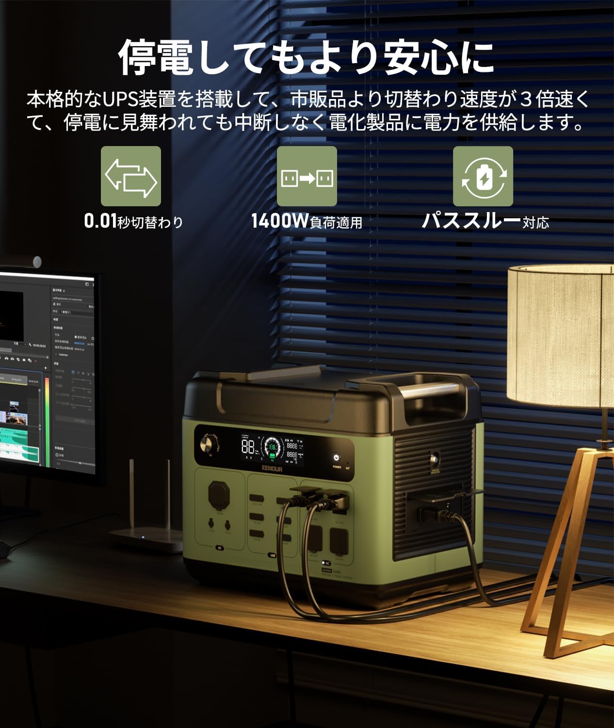 EENOUR_ポータブル電源 P2001 PLUS_商品説明画像_03